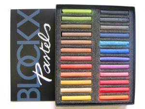 Blockx - Scatola 24 pastelli scuri  | Bellearti.net